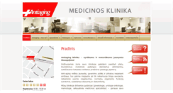 Desktop Screenshot of medklinika.lt